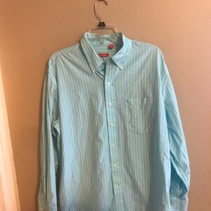 Uniqlo Men's Blue Striped Shirt